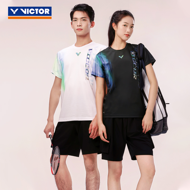 VICTOR丹麦大赛服羽毛球服
