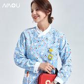 南欧鱼护士工作服女长袖 医护人员专用护理服冬防静电 医生分体套装