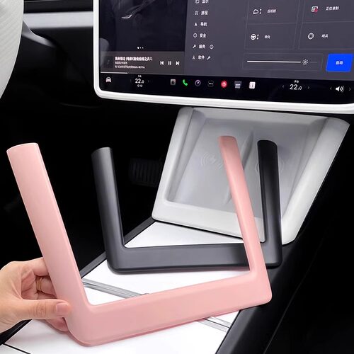 特斯拉YL焕新modelY3无线充框