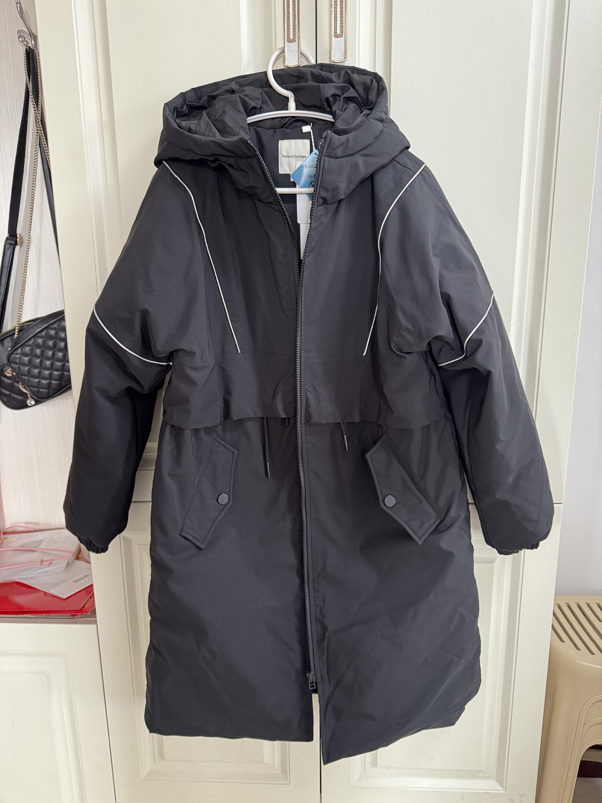 正品美邦清仓女羽绒服连帽中长款保暖宽松冬新款鸭绒加厚外套,女装/女士精品,羽绒服,淘宝优惠券,粉丝福利购,淘宝优惠卷