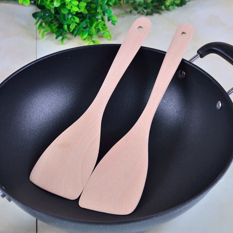 熬阿胶工具不粘锅专用无漆木铲子