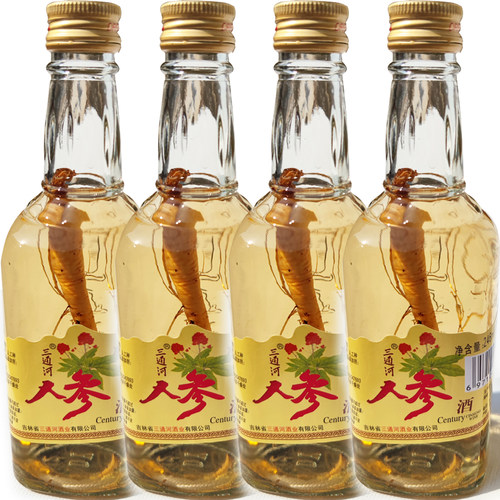 三通河42度人参酒246ml玻璃瓶装
