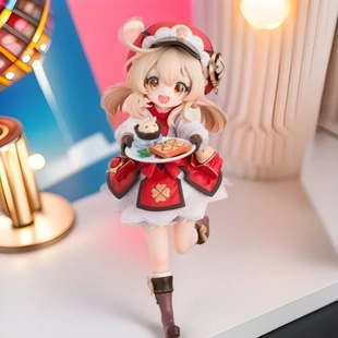 潮玩火花骑士可莉胡桃蒙派八重神子手办模型代发公仔周边摆件