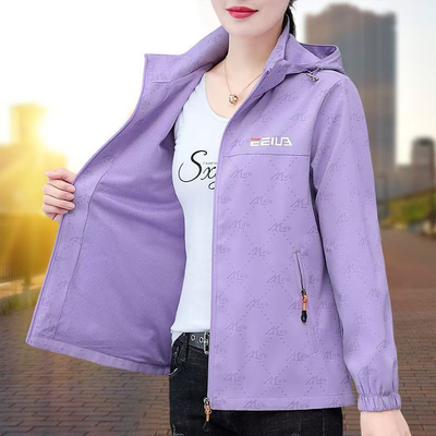 品牌短款外套女春秋款薄款新款时尚爆款休闲百搭运动冲锋衣棒球服