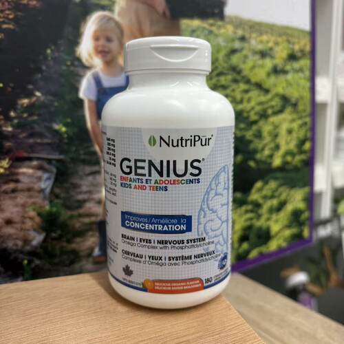 学霸鱼油ADHD儿童青少年NUTRIPUR Omega3鱼油专注力提升180粒