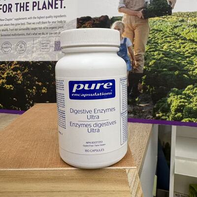 直邮 加拿大Pure Digestive Enzymes Ultra消化酵素多种酶180粒