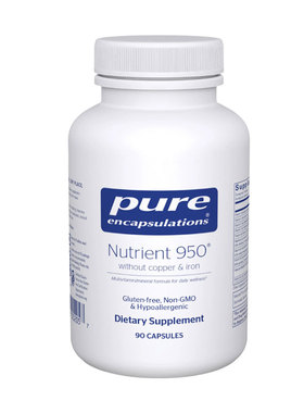 pure倍宜营养素 950不含铜和铁Nutrient 950 矿物质配方180粒直邮