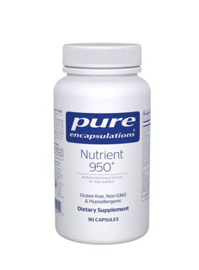 现货pure倍宜营养素Nutrient 950®含铜铁碘日常维生素180粒直邮