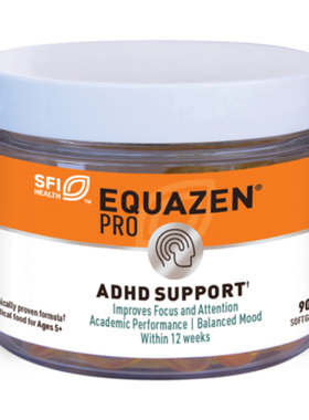 KLAIRE多动症支持胶囊EQUAZEN® PRO SOFTGELS90  粒/瓶海外直邮