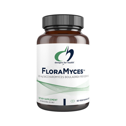 Designs For Health布拉迪酵母菌胶囊FloraMyces™60粒海外直邮