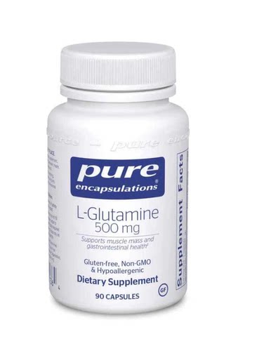 Pure Encapsulations L-Glutamine 500 Mg 90粒 海外 直邮