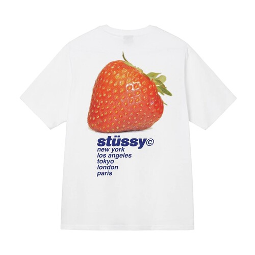 海神Stussy草莓巡游短袖
