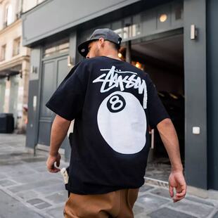 【海神】Stussy 美版经典八球TEE货号1905022巡游短袖T恤