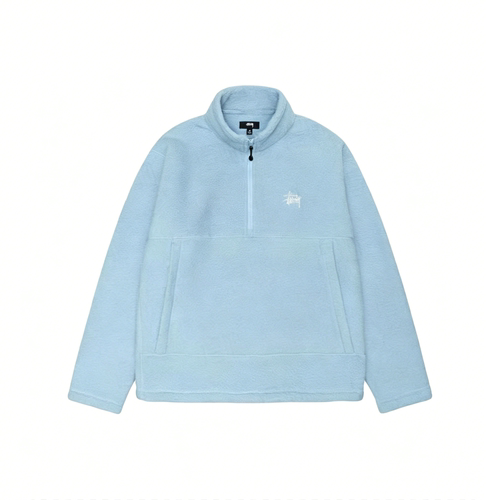 【海神】STUSSY 美版货号118542半拉链抓绒立领夹克复古卫衣