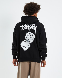 正品 Stussy 澳版 23新款 卫衣 FUZZY骰子图案巡游带帽帽衫 海神