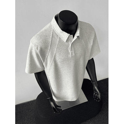 免费试穿~太空棉polo衫短袖男