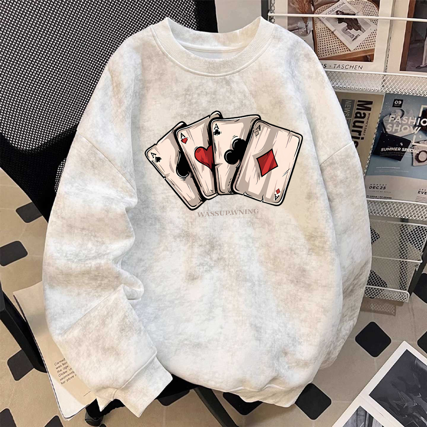 免费试穿~重磅圆领卫衣男春秋