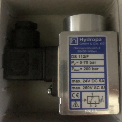 代理原装德国Hydropa传感器DS307/SS/PO-100 DS112/F DS112/B/SS