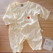 薄款 乐比拉 初生儿衣服夏季 新生儿连体衣纯棉睡衣和尚服哈衣爬服