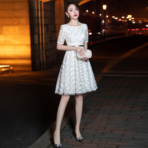洋装小晚礼服女小个子气质日常