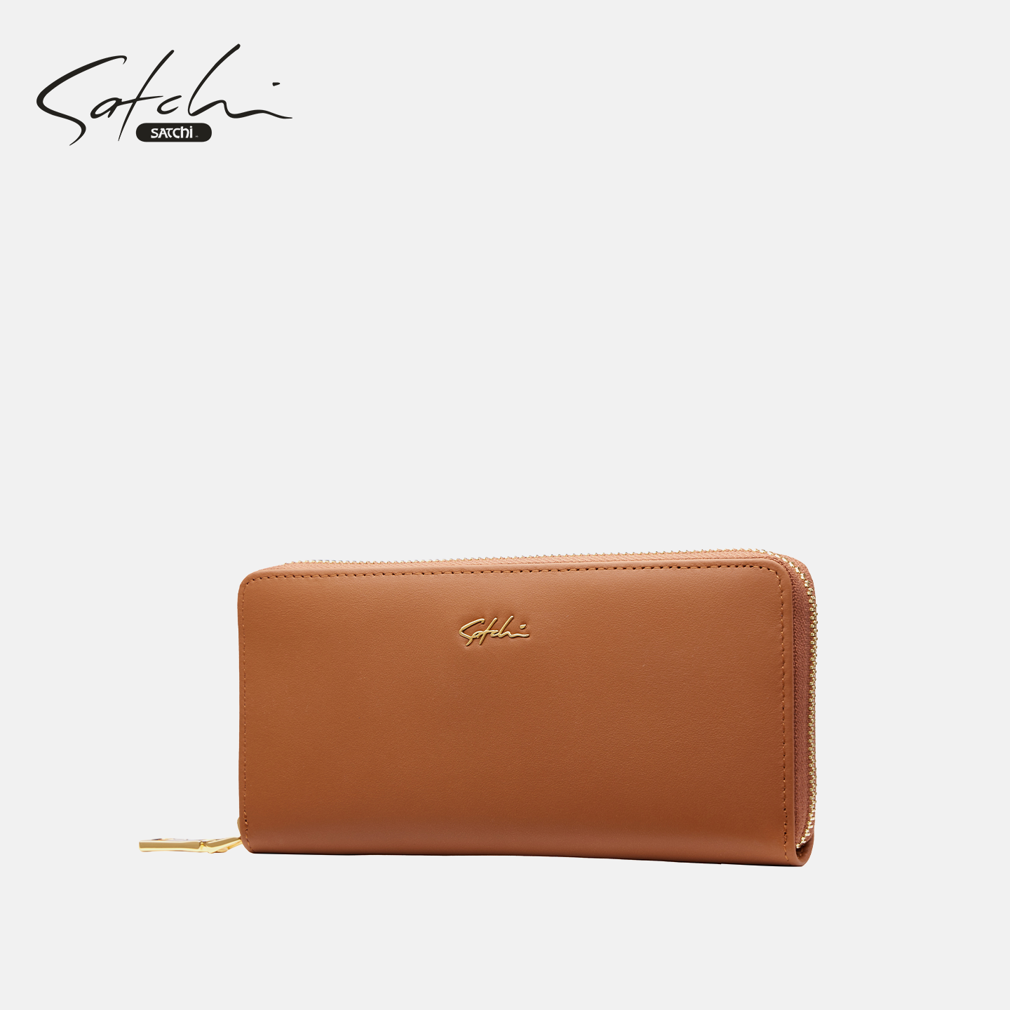 SATCHI/沙驰真皮手拿包女2026新款高级感大容量时尚简约女士钱包