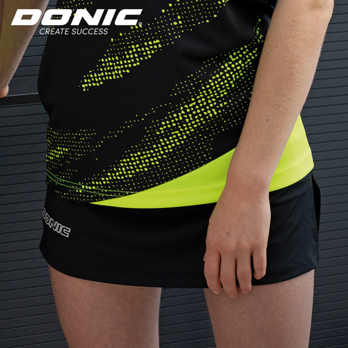 正品女款裤裙donic速干乒乓球服