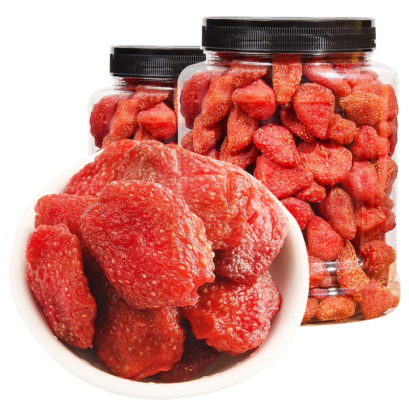 草莓干蜜饯果脯2斤实惠装