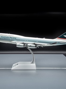 JCwings国泰航空波音747-400合金飞机模型1:200收藏级摆件VR-HOV