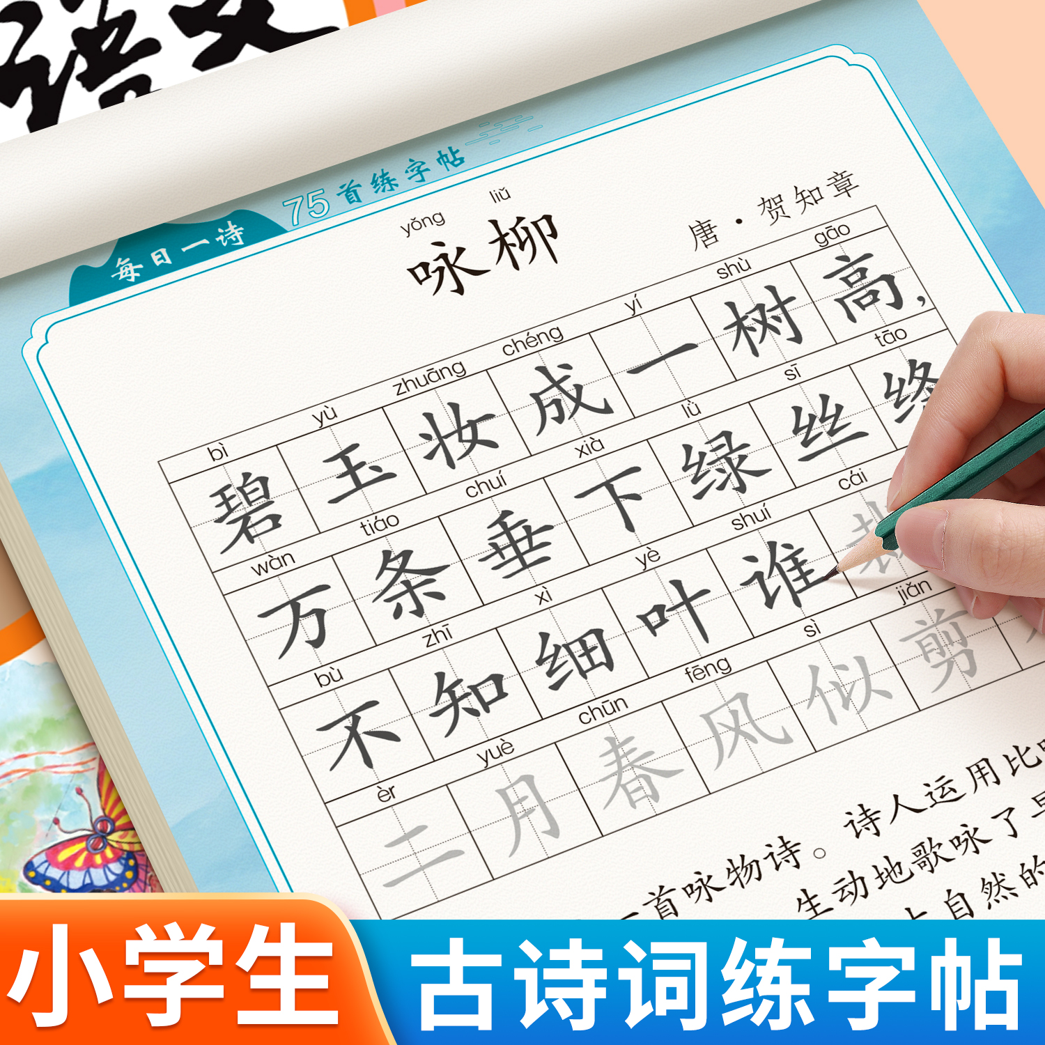 小学生必背古诗词练字帖每日一诗
