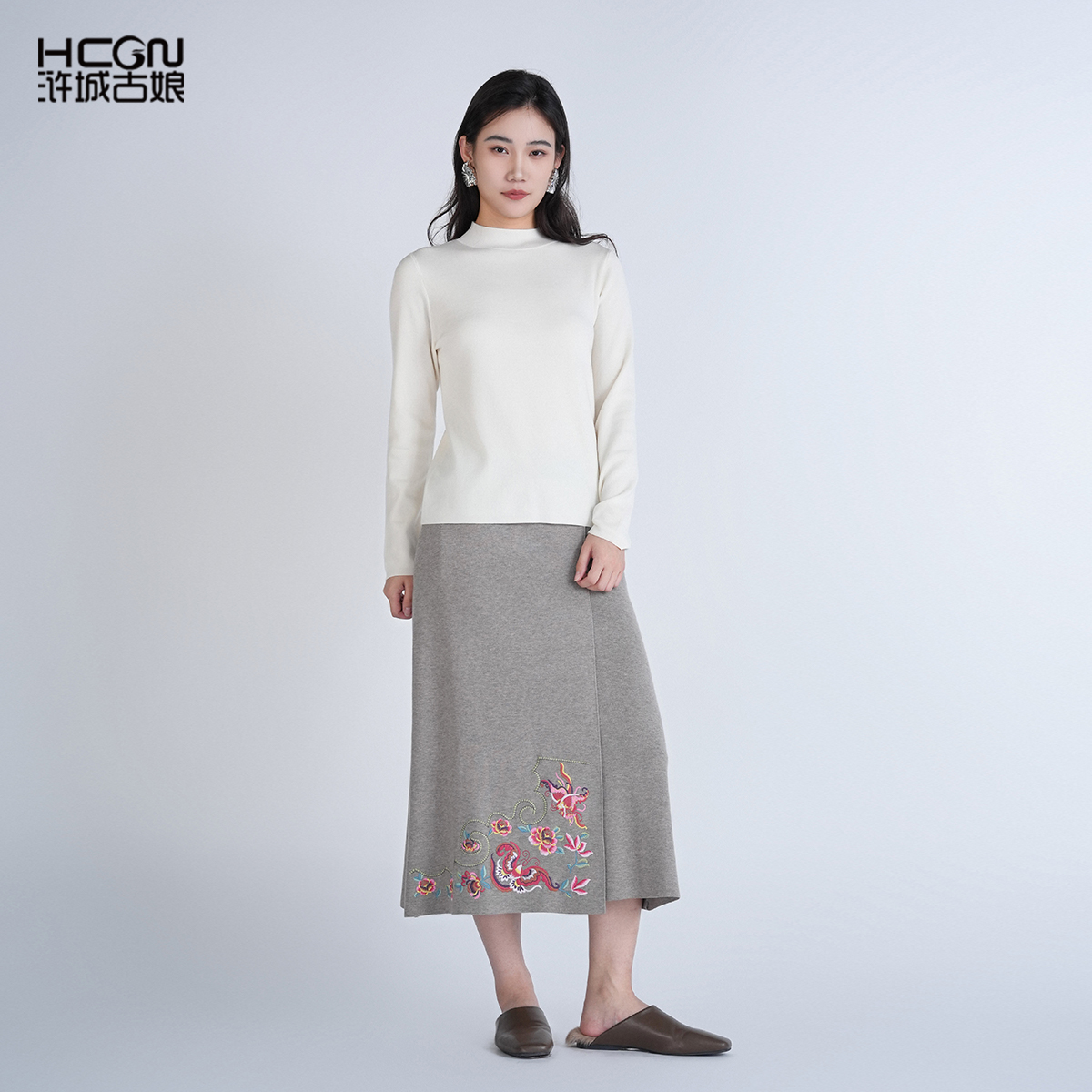 绵羊毛秋冬长袖百搭气质舒适毛衣