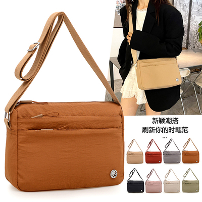 2025新款多功能简约尼龙布包时尚休闲便携包包轻便外出单肩斜挎包