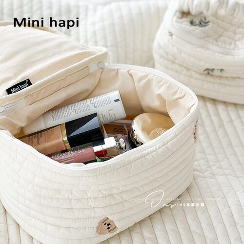 Minihapi大容量便携少女心收纳包