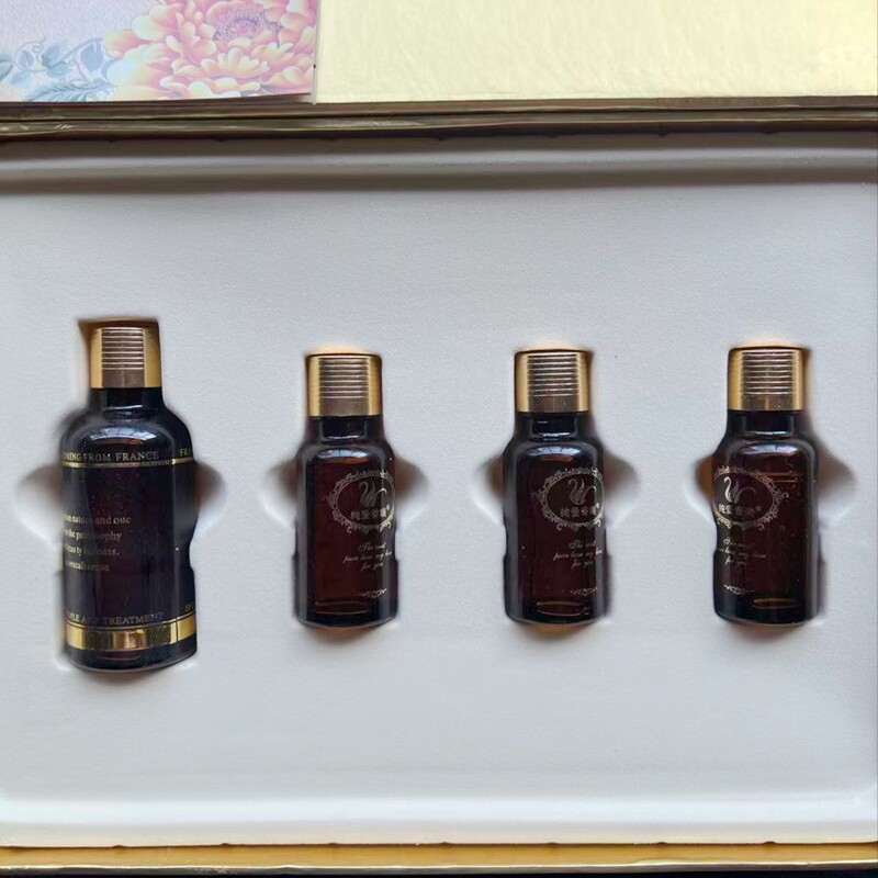 纯爱香颂通肠排毒养生套精油50g20g4瓶装护肤精华液保湿补水玲