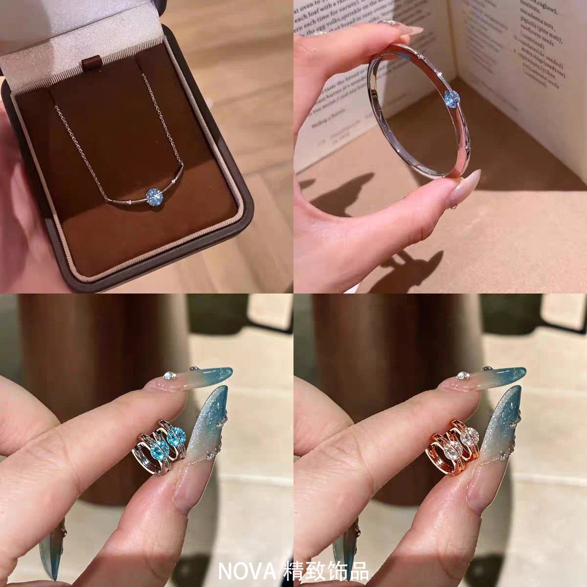 限定锆石星球手镯女士轻奢精致时尚小众设计高级感简约金银色手环