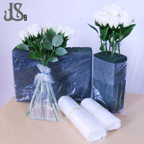 吉松透明密封pe储水袋花束diy