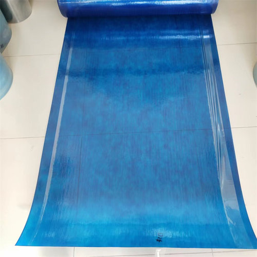 透明阳光板户外蓝色玻璃钢雨棚瓦