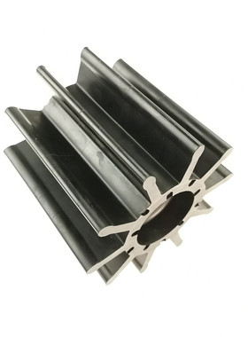 船舷内机发电机冷却水泵挠性柔性橡胶叶轮K30000/114.5*109.5*25