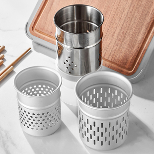 厨房壁挂刀架配件筷子筒筷子笼收纳盒一体悬挂式刀叉餐饮具放置筒