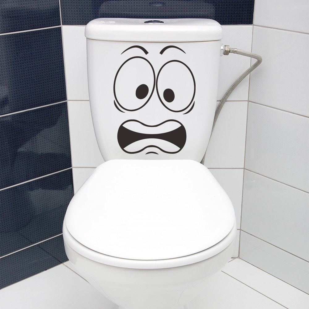 尚易wc24008搞怪马桶装饰墙贴纸自粘可移除pvc马桶贴temu,家居饰品,软装墙贴,淘宝优惠券,粉丝福利购,淘宝优惠卷