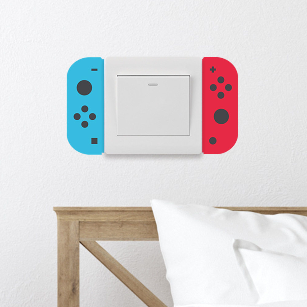 尚易sp-kg019游戏手柄客厅卧室墙贴可移除开关装饰开关贴,家居饰品,软装墙贴,淘宝优惠券,粉丝福利购,淘宝优惠卷