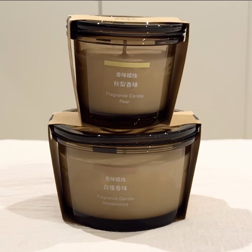 MUJI无印良品香味蜡烛香薰室内芳香香氛氛围感礼物伴手礼专柜正品