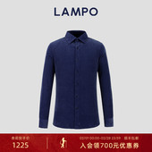 灯芯绒 百搭衬衫 LAMPO 长袖 丝棉商务正装 蓝豹男士 衬衫 男
