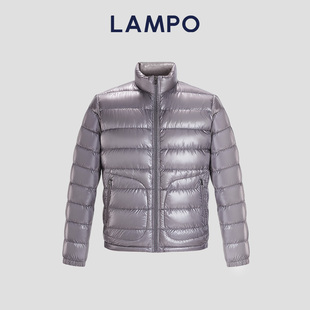 【秋冬热卖】LAMPO/蓝豹羽绒服男鹅绒短款加厚排骨服立领外套