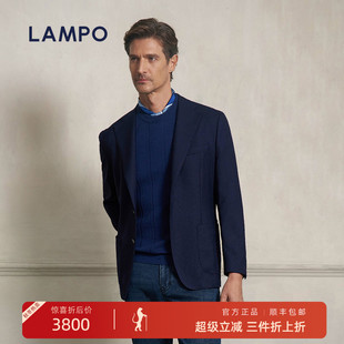 休闲西服进口强捻羊毛商务西装 蓝豹男士 LAMPO 外套 25春夏新品