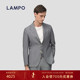 西装 外套 蓝豹男士 西服上衣进口亚麻正装 进口毛麻 LAMPO