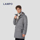 95白鹅绒商务休闲羽绒服 蓝豹男羽绒服中长款 秋冬热卖 LAMPO