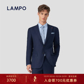 丝羊毛 LAMPO 蓝豹男士 西服上衣丝羊毛商务正装 西服外套