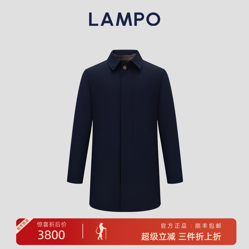 蓝豹秋冬季桃皮绒保暖棉服