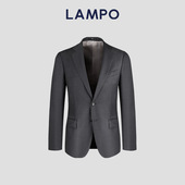 男套西服130S商务通勤正装 蓝豹西装 LAMPO 西服外套 进口高支