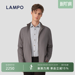 蓝豹男士 LAMPO 夹克衫 时尚 外套 百搭翻领简约绒面装 秋冬热卖